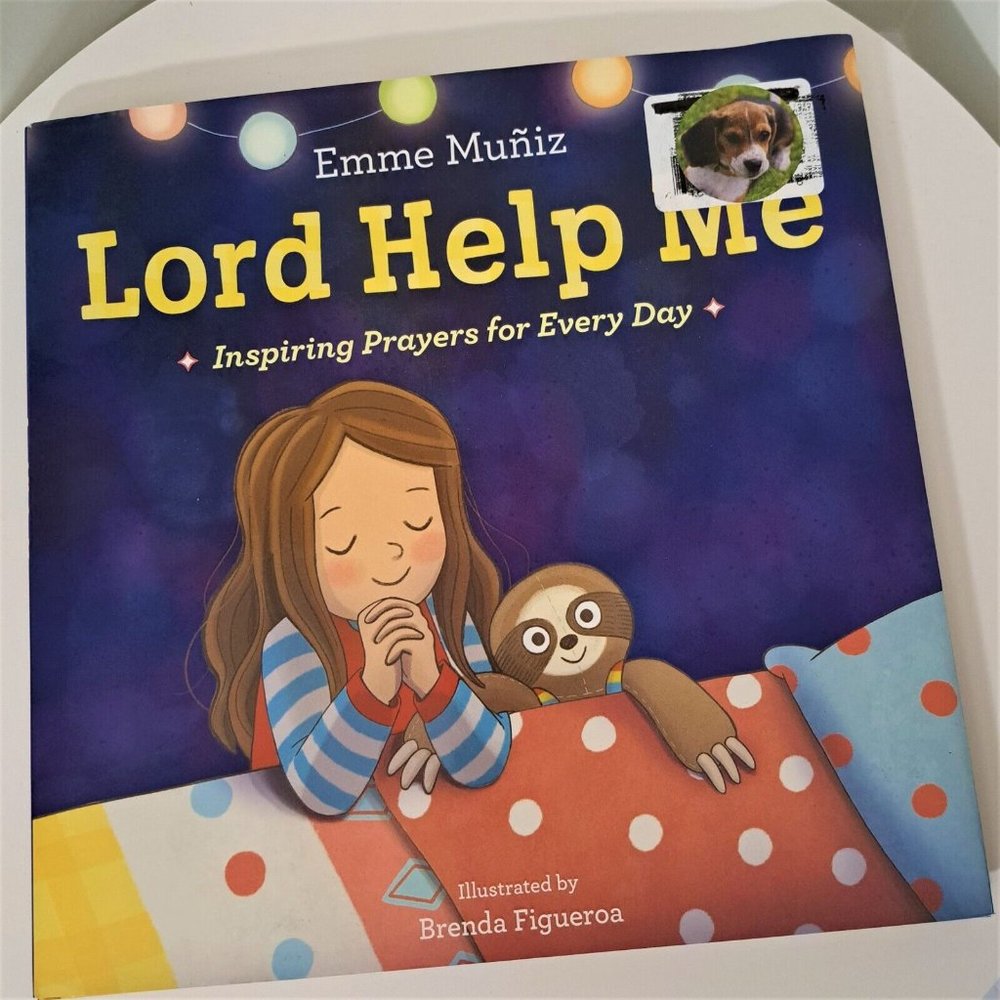 "Lord Help Me" Prayer Book Hardcover, Emme Muniz, 2020, Lopez, Anthony, Sloths